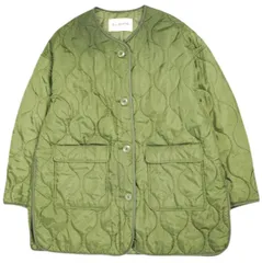 Ray BEAMS レイビームス キルティングノーカラーブルゾン 63-18-0121-111 ONE SIZE OLIVE コート アウター g25403