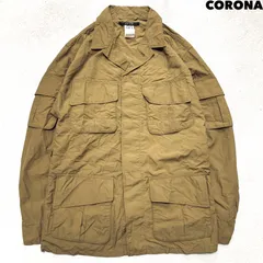 THE CORONA UTILITY FIELD JACKET フィールドジャケット BDUジャケット ジャングルファティーグジャケット ミリタリージャケット Lサイズ カーキ系 コロナユーティリティーのサムネイル