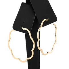 CHANEL シャネル ピアス カメリア フープ