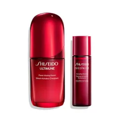 SHISEIDO アルティミューン EC限定キット | 新美容液（50mL） ＋ 化粧液特製サイズ（30mL）セット | 2025年モデル | 除去する美容液 | ジェル・リキッド状 | グリーンフローラルの香り | エイジングケア ハリ 乾燥 | 資生堂/