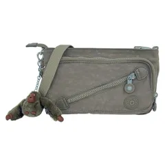 Kipling(キプリング) ショルダーバッグ美品  - カーキ ストラップ着脱可