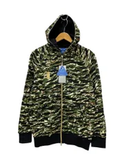 Champion (チャンピオン) スウェットパーカー カモフララインセットアップジャージ ミリタリー柄 カモフラージュ柄 CS1517 M グリーン系 メンズ/025