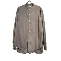 PHIGVEL (フィグベル) BAND COLLAR LONG SHIRT ベージュ 2のサムネイル