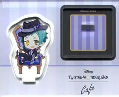 【中古】アクリルスタンド・アクリルパネル フロイド・リーチ 「ディズニー ツイステッドワンダーランド×OH MY CAFE アクリルスタンド デフォルメver.」 オンラインストア限定
