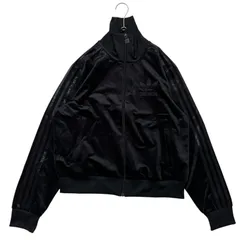 1898 adidas アディカラー ベロア トラックトップ ブラック 2XL