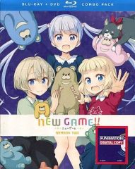 [중고] 수입 애니메이션 Blu-rayDisc NEW GAME!! SEASON TWO BLU-RAY + DVD COMBO PACK [수입판]