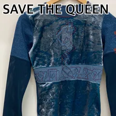SAVE THE QUEEN セーブザクイーン トップス 長袖 Tシャツ ブルー レディース 【CT2657】