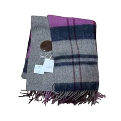 【新品タグ付き】ヴィヴィアンウエストウッド マフラー チェック柄 オーブピン付