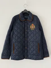 ポロ ラルフローレン BIG エンブレム キルティング ジャケット ネイビー