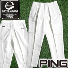 未使用品】定価1.7万円 PING ストレート テーパードパンツ - メルカリ