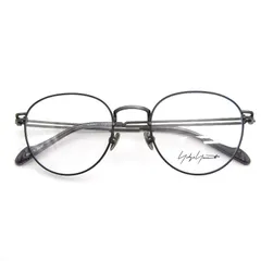 未使用 Yohji Yamamoto ヨウジヤマモト メガネフレーム 19-0054-2 日本製 ボストン ワッパ アンティークグレー 54000499のサムネイル