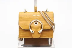 ☆3日以内返品可☆ 極美品 JIMMY CHOO ジミーチュウ クロコ型押し 
