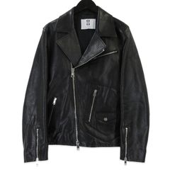 facetasm ファセッタズム クラック加工 ライダースジャケット サイズ 4 