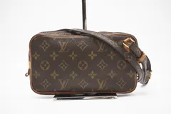 ★3日以内返品可★  LOUIS VUITTON ルイ・ヴィトン モノグラム マルリーバンドリエール M51828 ショルダーバッグ ブラウン コーティングキャンバス レディース