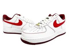 ナイキ NIKE AIR FORCE 1 07 First Use エアフォース 1 ロー ファースト ユーズ DA8478-101 26.5白 赤 ホワイト レッド ブランド古着ベクトル 中古▲■260309