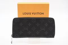 ★3日以内返品可★ 美品 LOUIS VUITTON ルイ・ヴィトン エクリプス ジッピーウォレットヴェルティカル M62295 長財布 ブラック グレー コーティングキャンバス メンズ