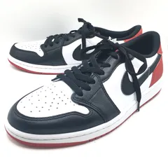 【倉吉店】NIKE | ナイキ スニーカー AIR JORDAN 1 LOW OG 'BLACK TOE' CZ0790-106 レッド 28cm 【126】