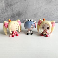 이치 반 쿠지 Re : 처음부터 시작하는 이세계 생활 ~ 리제로 쵸코이코 트레이딩 피겨 3 점 세트