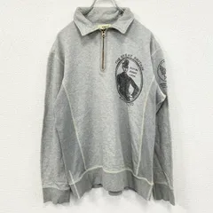 古着 used　AVIREX LTD.　アヴィレックス　ハーフジップスウェット/トレーナー　灰色　グレー　Lサイズ【値引き交渉OK！】