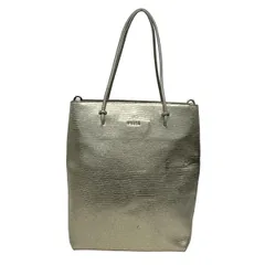 FURLA(フルラ) トートバッグ - ゴールド 型押し加工 レザー