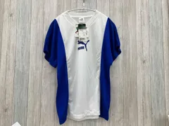 PUMA／AIR BRIDGE／半袖Tシャツ／S~M／メンズ／バイカラー／ホワイト／ポリエステル100%／PXA699T