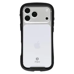 【新品】 iFace Reflection iPhone 17 Pro Max ケース クリア 強化ガラス (ブラック)【 iphone 17promax ケース アイフォン17プロマックス カバー スマホケース 透明 耐衝撃 ストラップホール付き クリア 0