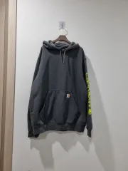 カーハート 起毛 パーカー グレー