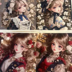 パネル生地　在庫処分‼️ 女の子16柄　123