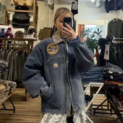 【Carhartt/カーハート】USA製 超フェード デトロイトジャケット