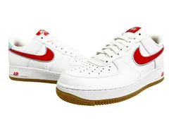 ナイキ NIKE AIR FORCE 1 07 LV8 White Chile Red Glacier Ice エアフォース 1 ホワイト チリレッド グレイシャーアイス DA4660-101 27 白ホワイト ブランド古着ベクトル 中古▲■260309
