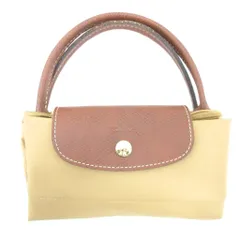 ロンシャン LONGCHAMP プリアージュバッグ トートバッグ ナイロン レザー ベージュ