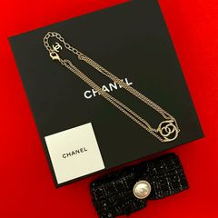 未使用品 CHANEL シャネル ココ リボン チェーンベルト 袋/箱付き