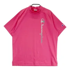 サイズ：LARGE CHAMPION GOLF チャンピオンゴルフ  ハイネック半袖Tシャツ  ピンク系 [240101629574] ゴルフウェア レディース ストスト