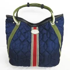 N.I.B MARINE キルティング 2WAY トートバッグ ネイビー系 HAND MADE IN JAPAN LF008-0309-53