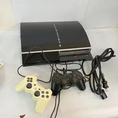 SONY CECHH00 ps3 ブラック 40GB ジャンク YLOD コントローラー×2，電源ケーブル付 ソニー