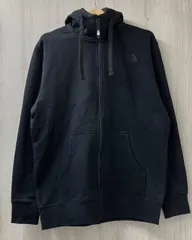 THE NORTH FACE ザ ノースフェイス NT12442 リアビュー フルジップ フーディ スウェット パーカー サイズL ブラック 