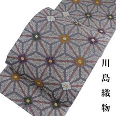 ◇603my103◇夏帯 長尺 絞り染め 雪花絞り 全通 袋帯◇未使用に近い 