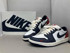 NIKE AIR JORDAN 1 RETRO LOW OG ナイキ エアジョーダン 1 レトロ ロウ OG スニーカー 25.5cm ホワイト ブルー レッド