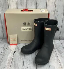 HUNTER ハンター レインブーツ サイズ表記 UK5 US7 EU38ネイビー 箱あり