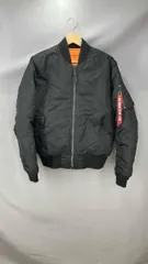 ★ ALPHA INDUSTRIES アルファ インダストリーズ フライトジャケット 20004-401 MA-1 リバーシブル サイズ L ブラック 通年