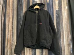 Stussy ブラックジャケット アクティブジャケット デトロイト
