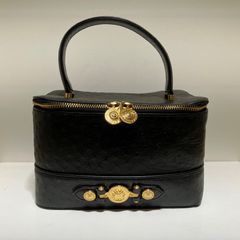 VERSACE ヴェルサーチ サンバースト ハンドバッグ バニティ - メルカリ