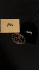 STUSSY SS リング カラビナ キーホルダー シルバー 新品