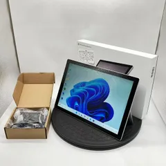 #MmWXk 【美品/高速】Microsoft Surface Pro 7 model:1866 Core i3-1005G1 RAM4GB SSD128GB Win11 Office2019 中古 PC タブレット 薄型 軽量12.3インチ
