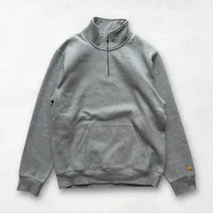 Carhartt カーハート ハーフジップスウェット グレー L