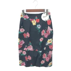 blugirl Blumarine ブルーガール ブルマリン 花柄シルクスカート サイズ:38 フラワープリント    ブラック レディース / 240001191734のサムネイル