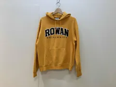 Champion チャンピオン プルオーバーパーカー フーディ サイズL 黄 イエロー コットン ポリエステル メンズ 裏起毛 カレッジロゴ 汚れ有り