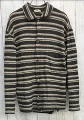 DRES VAN NOTEN 長袖カーディガン ドリスヴァンノッテン ボーダー 80s ヴィンテージ size S