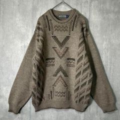 QA152《カナダ製》トサニ ニットセーター アースカラー - メルカリ