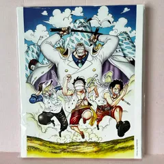 □ルフィとエースとサボが海軍 ONE PIECE magazine“夢の一枚”Vol.2 フルカラーアートボード 未開封品 smop094891